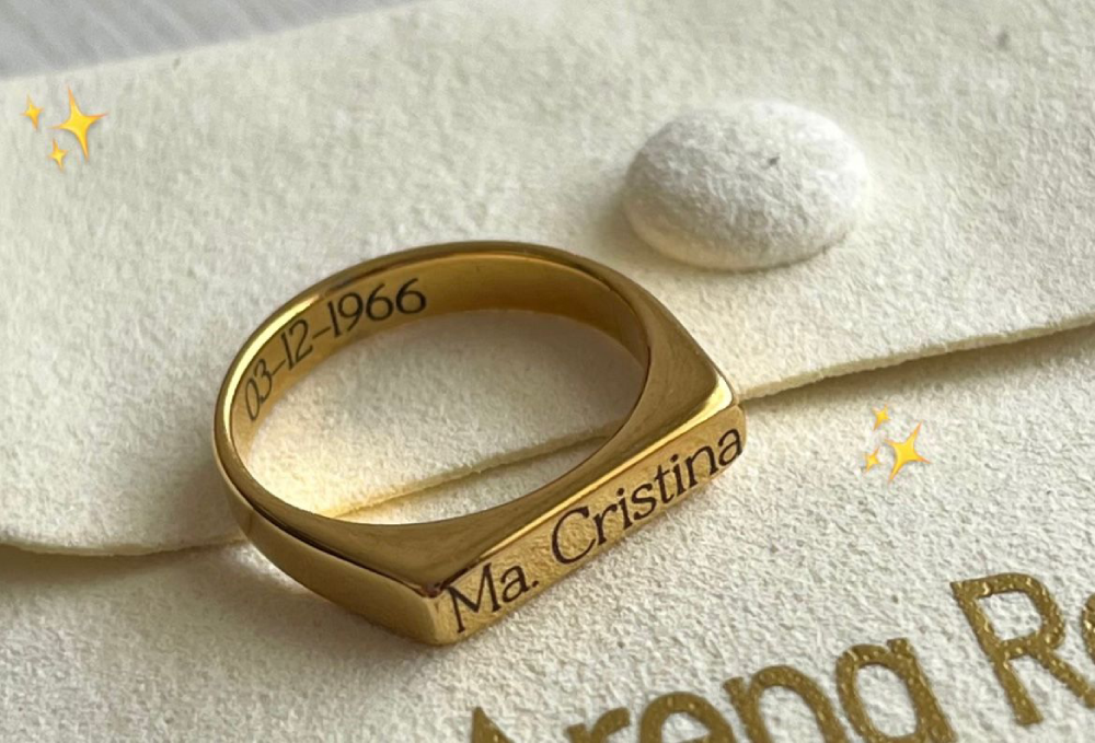 Anillo grabado Personalizado