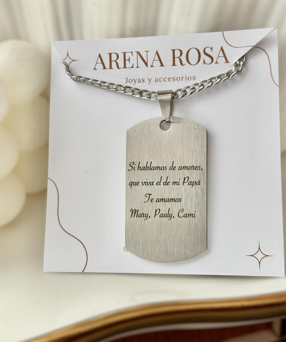 Collar Militar personalizado