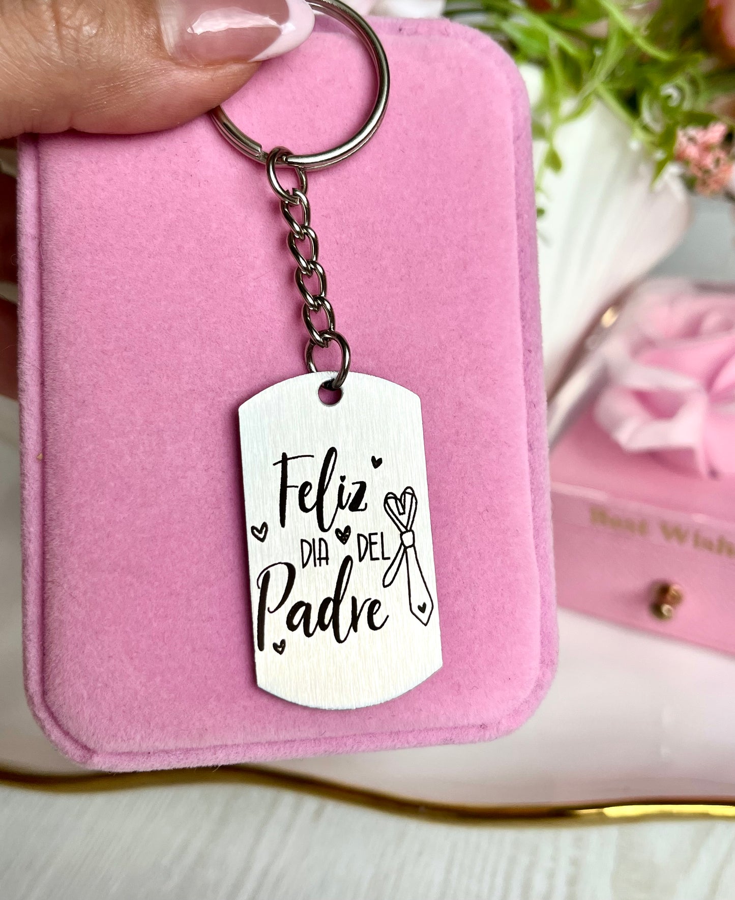 Llavero estilo militar personalizado
