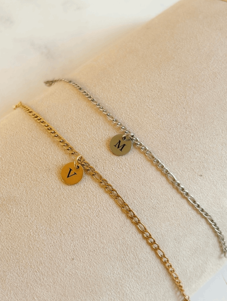 Pulseras con iniciales Personalizadas
