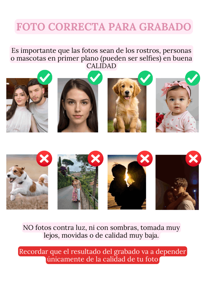Collar corazón Personalizado con fotografía