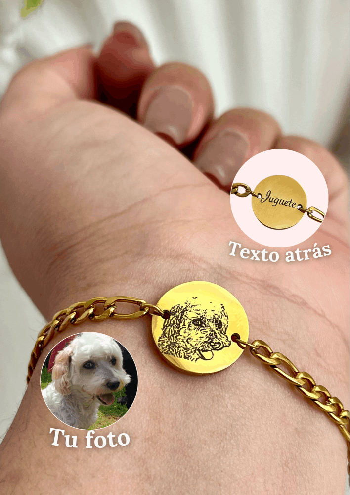 Pulseras con fotograbado Personalizado