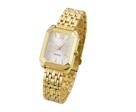 Reloj retro Cartier dorado