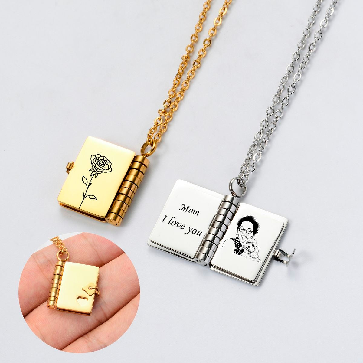 Collar Libro varias páginas