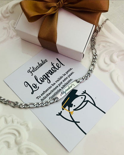 Pulsera grabada graduación ❤️