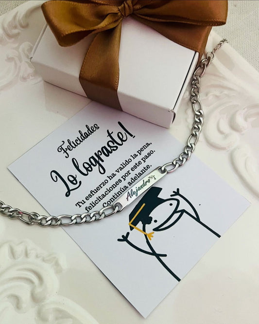 Pulsera grabada graduación ❤️