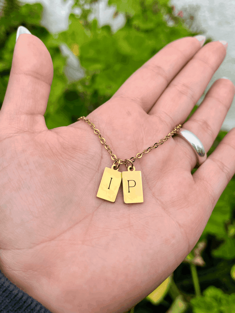 Collar con iniciales Personalizado