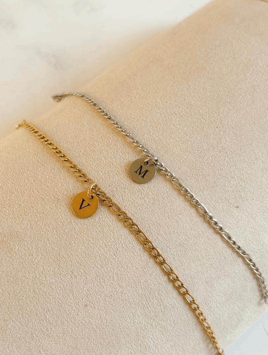 Pulseras con iniciales Personalizadas