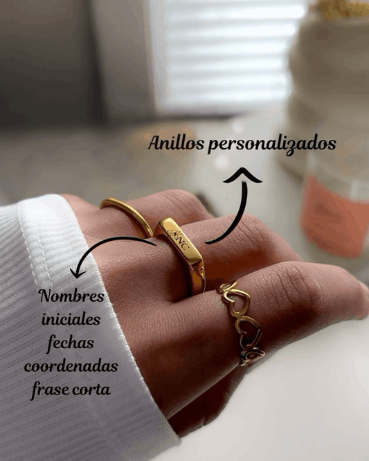 Anillo grabado Personalizado