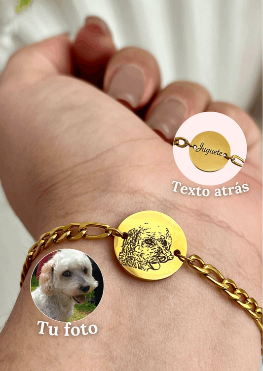 Pulseras con fotograbado Personalizado